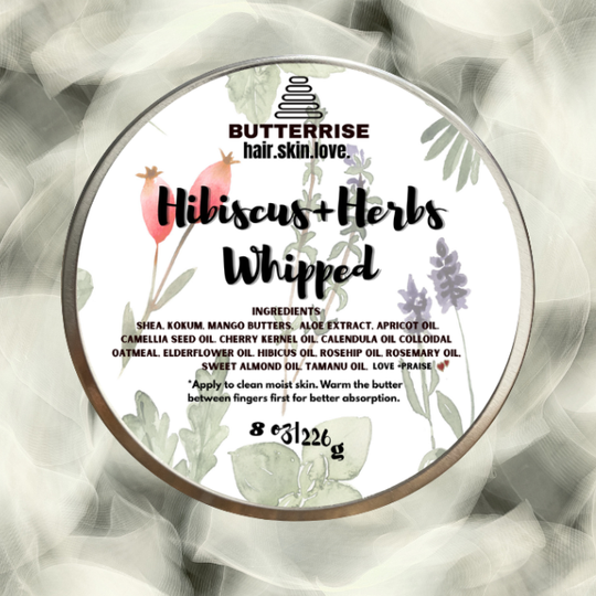 HIBICUS + HERBS WHIPPED