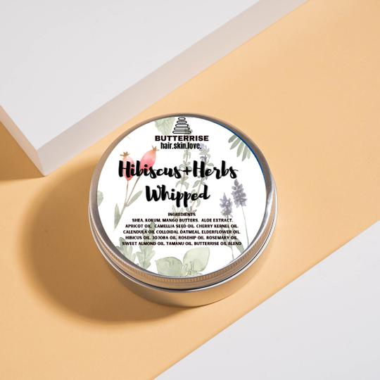 HIBICUS + HERBS WHIPPED