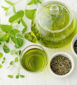 GREEN TEA AND LIME